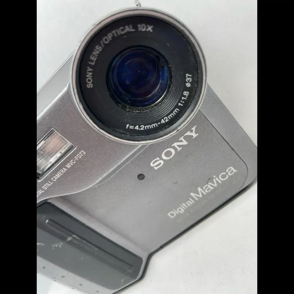Sony Mavica MVC-FD73 10X Optical Zoom Digital Still Camera Turns On Parts Repair